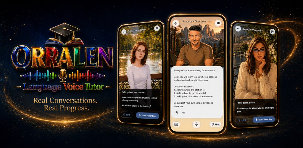 ORRALEN Language Voice Tutor hero image